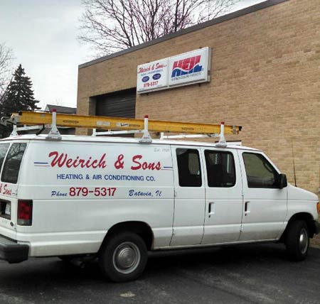 Weirich & Sons Company Van